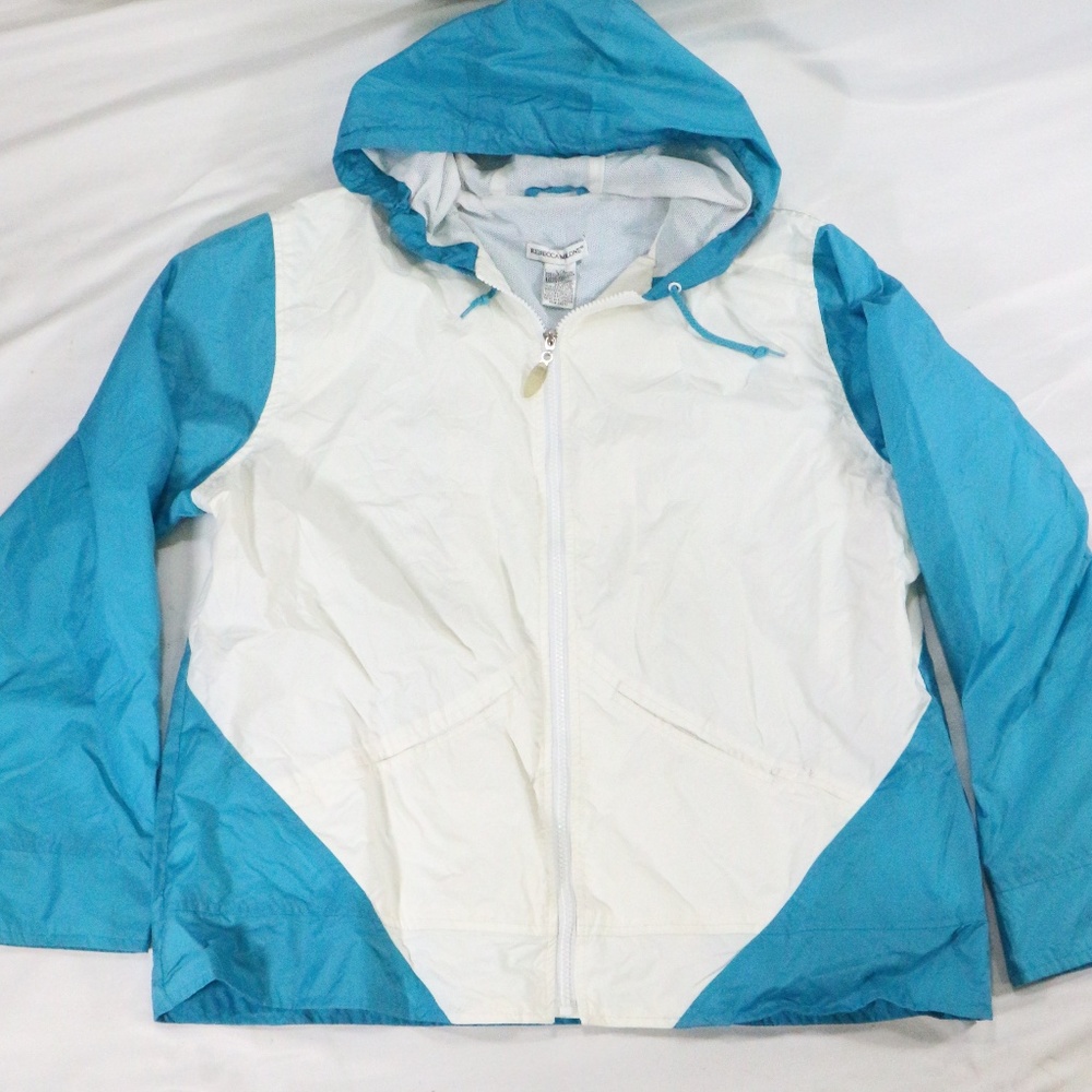 REBECCA MALONE Colorblock Hooded Windbreaker - Picture 3 of 8
